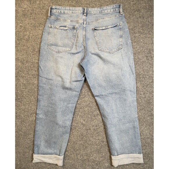 a.n.a. A New Approach Jeans Womens Size 10 Blue Mid Rise Boyfriend Medium Wash - Picture 5 of 8
